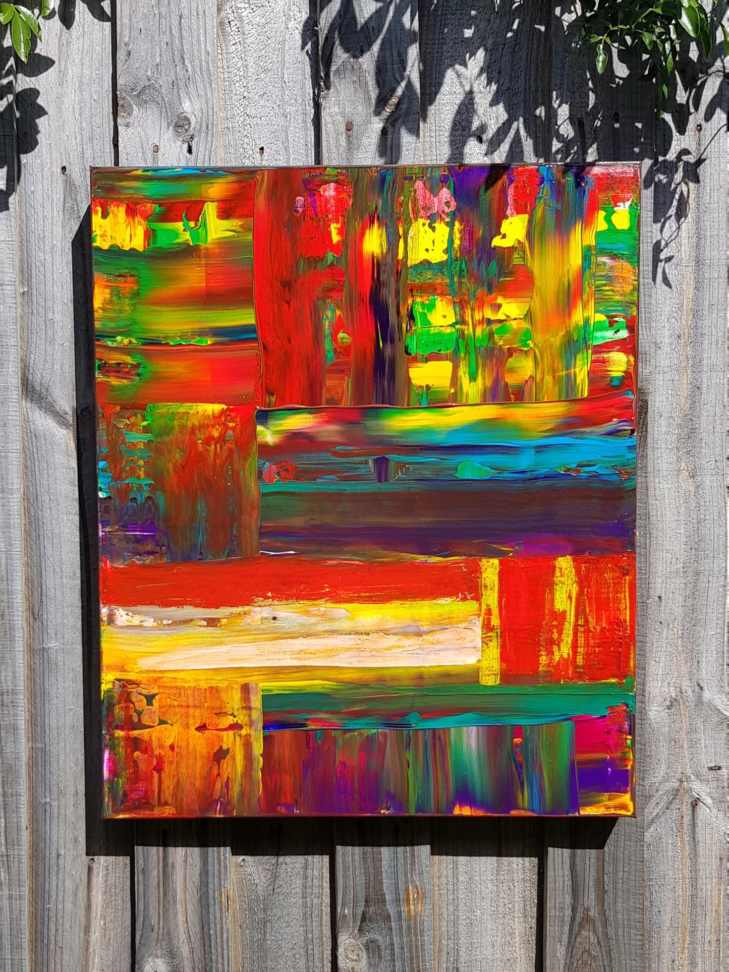 'ALIVE' Abstract - Acrylic on Stretched Canvas: 50.8cm x 61cm