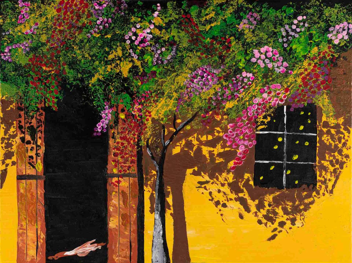 In Bloom - Acrylic on Stretched Canvas: 45.5cm x 61cm